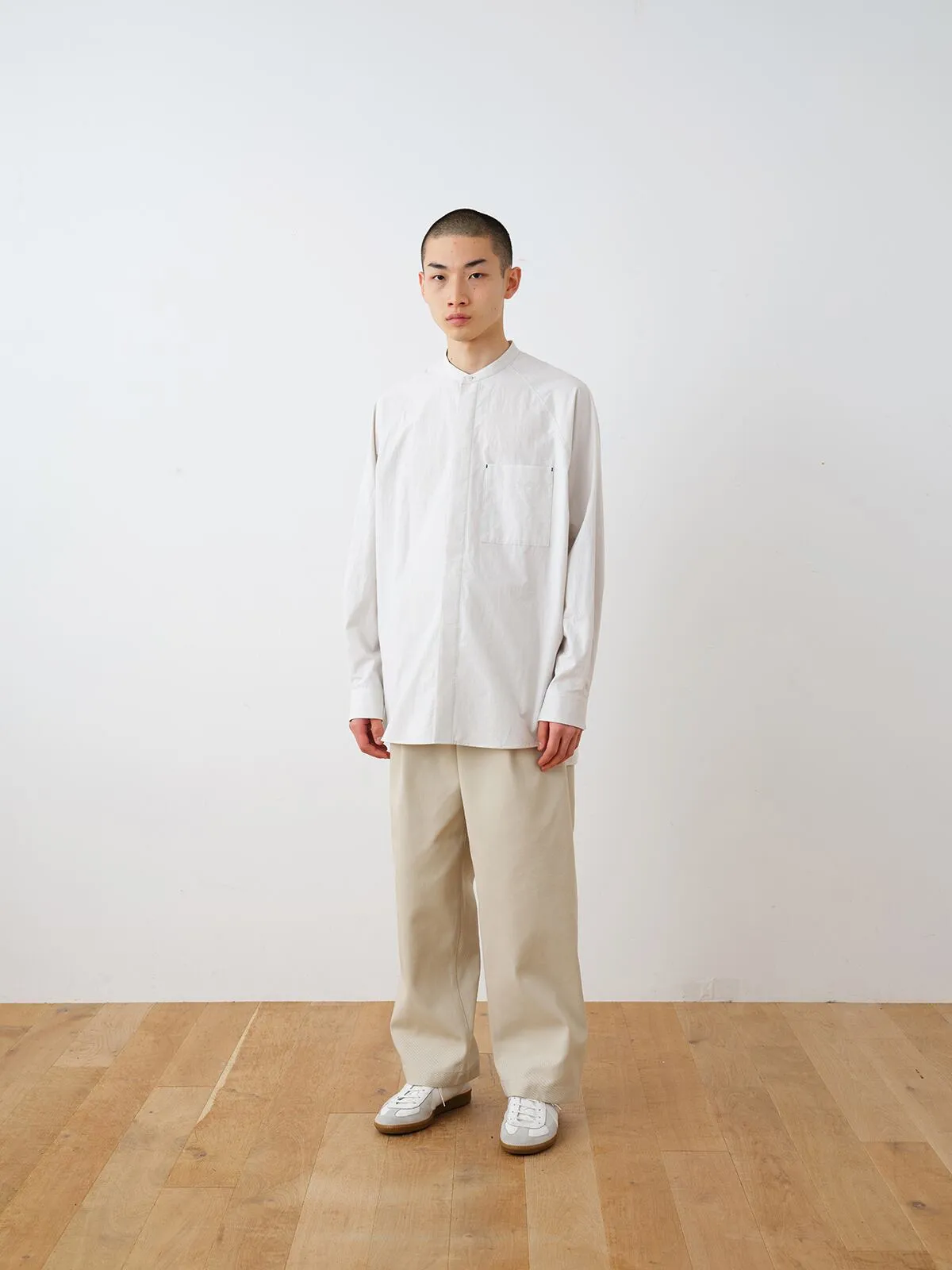 23112G COMPACT WEATHER BAND COLLAR SHIRT