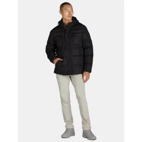 4 Pocket Quilted Heavy Puffer Black