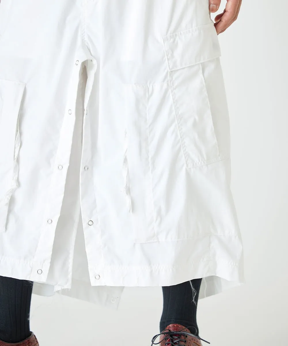 【60%OFF】Cropped cargo pants - WHITE