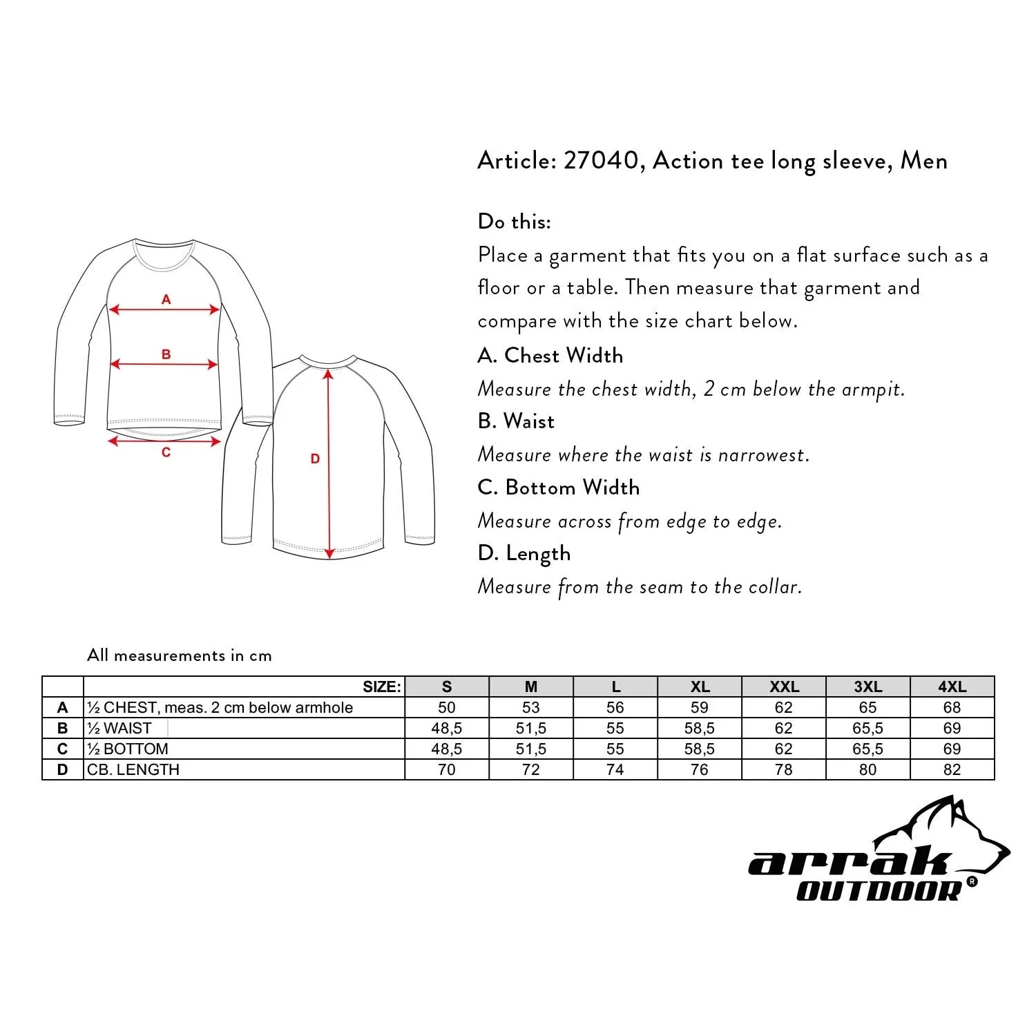 Action Training Long Sleeve Top Men (White)