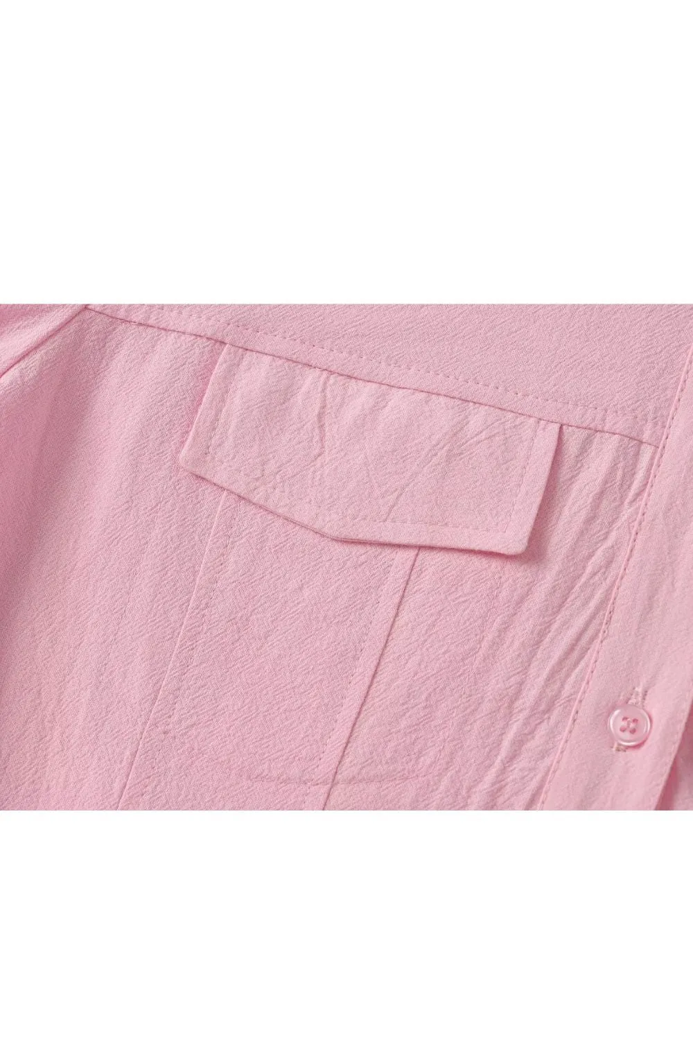 'Anna' Shirt-Style Dress（2 Color)