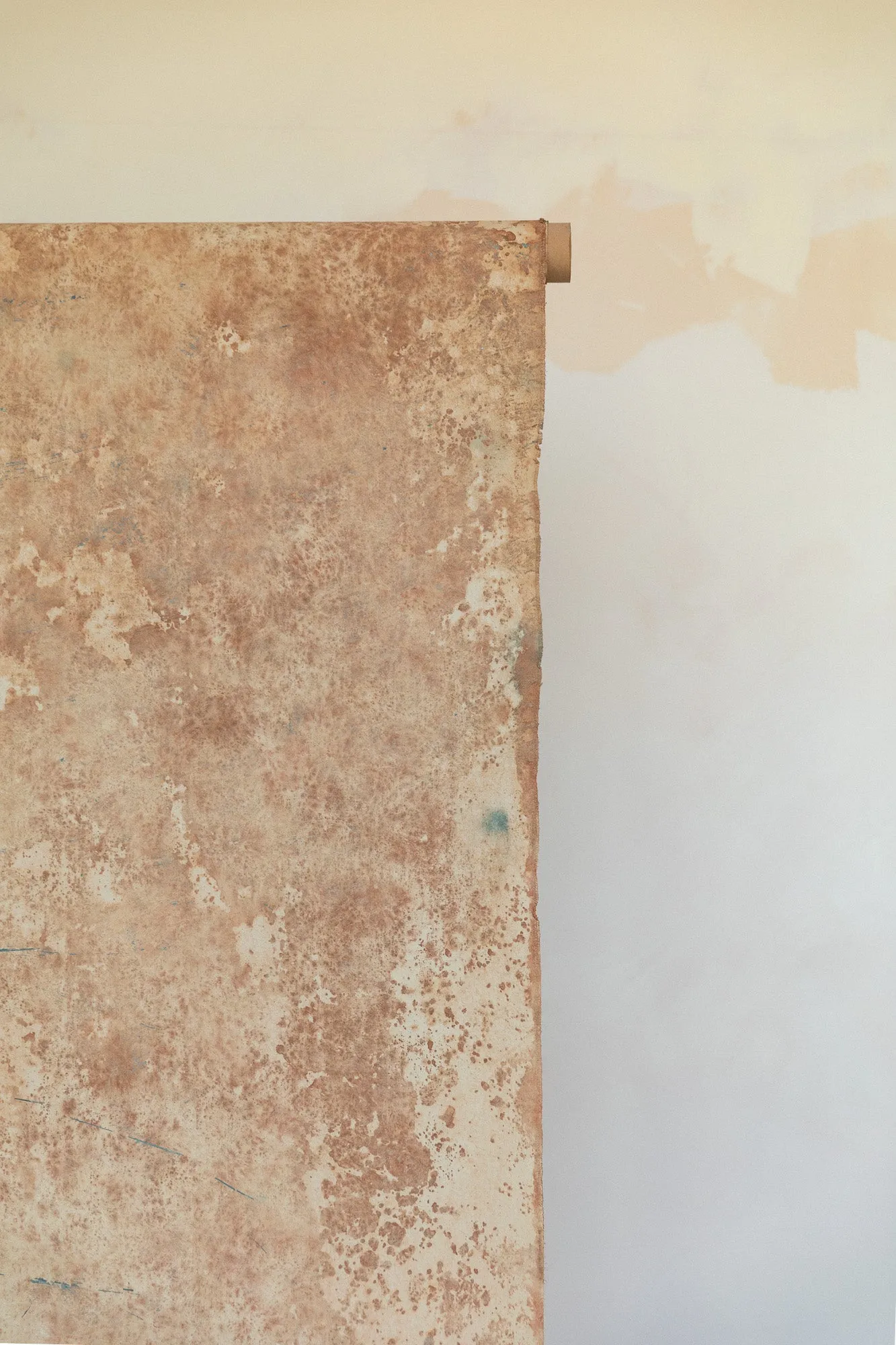 April Fawn #0620 Double-Sided Medium Sandstone Study Hand Painted Canvas Backdrop