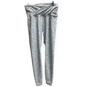 Athletic Leggings By Ododos In Grey & White, Size: S