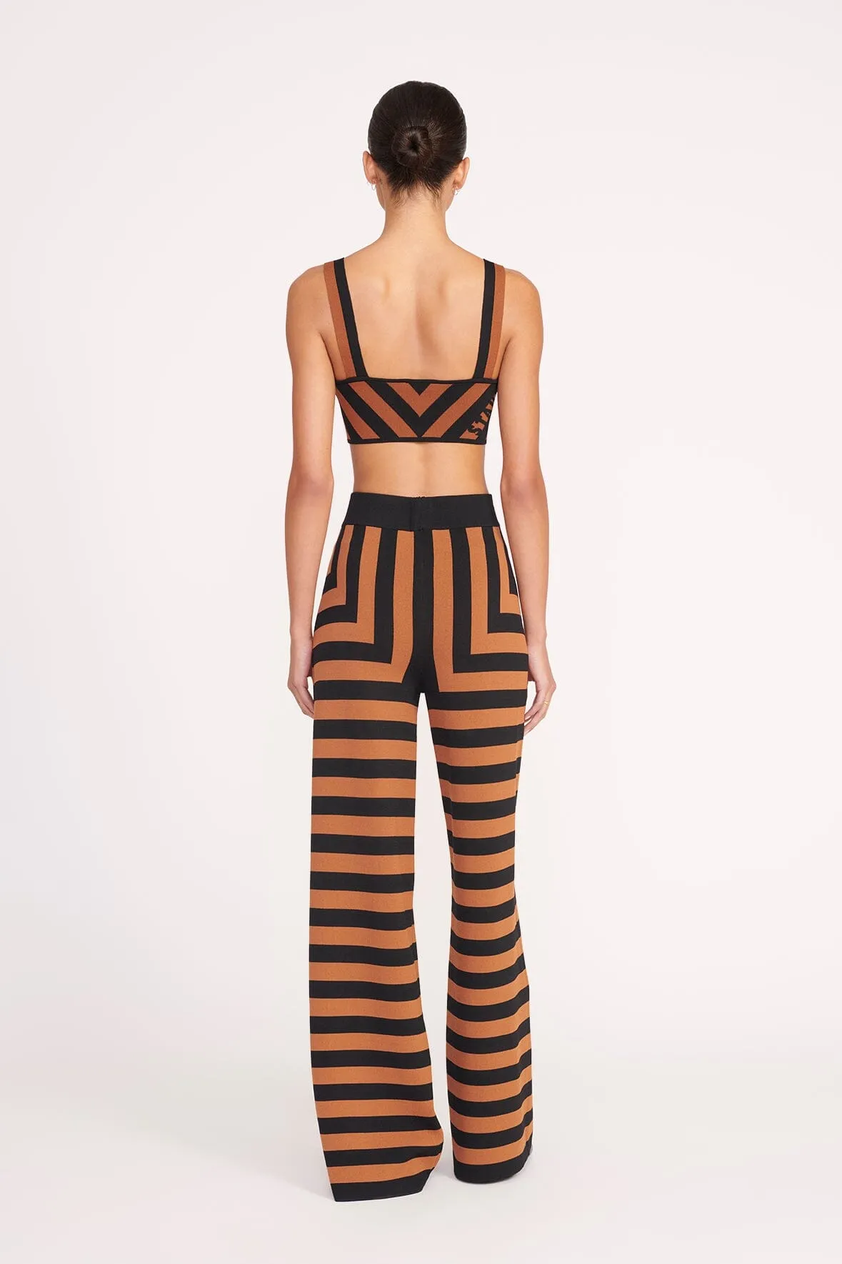 AVALANCHE PANT | BLACK TAN SEASHORE STRIPE