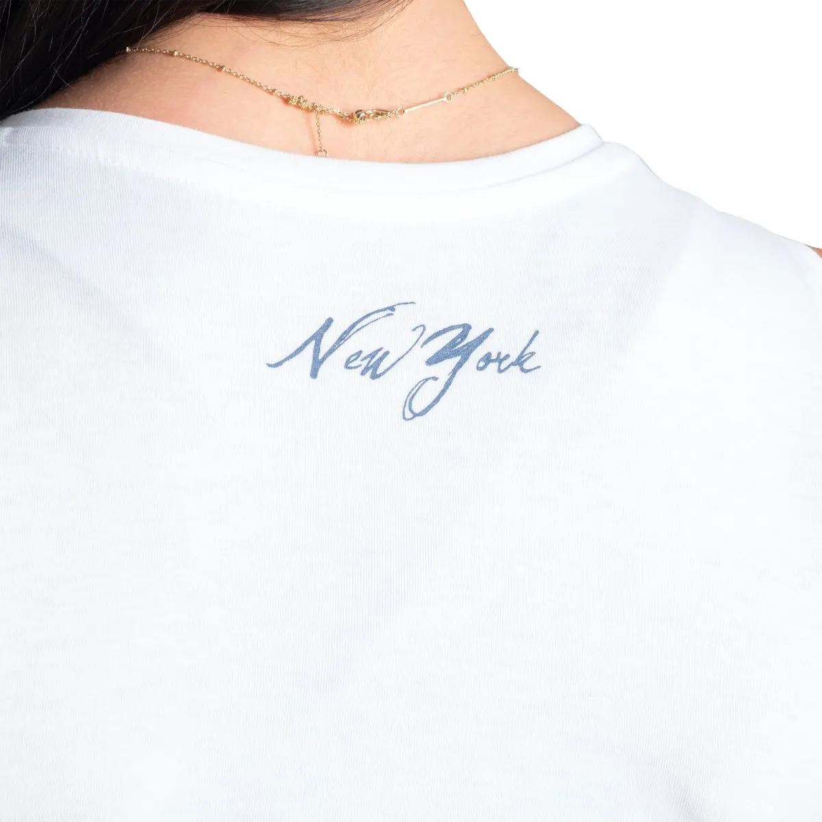 Better Bodies NY Tank Top - White/Blue