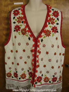 Big Size Horrible Ugly Christmas Sweater Vest