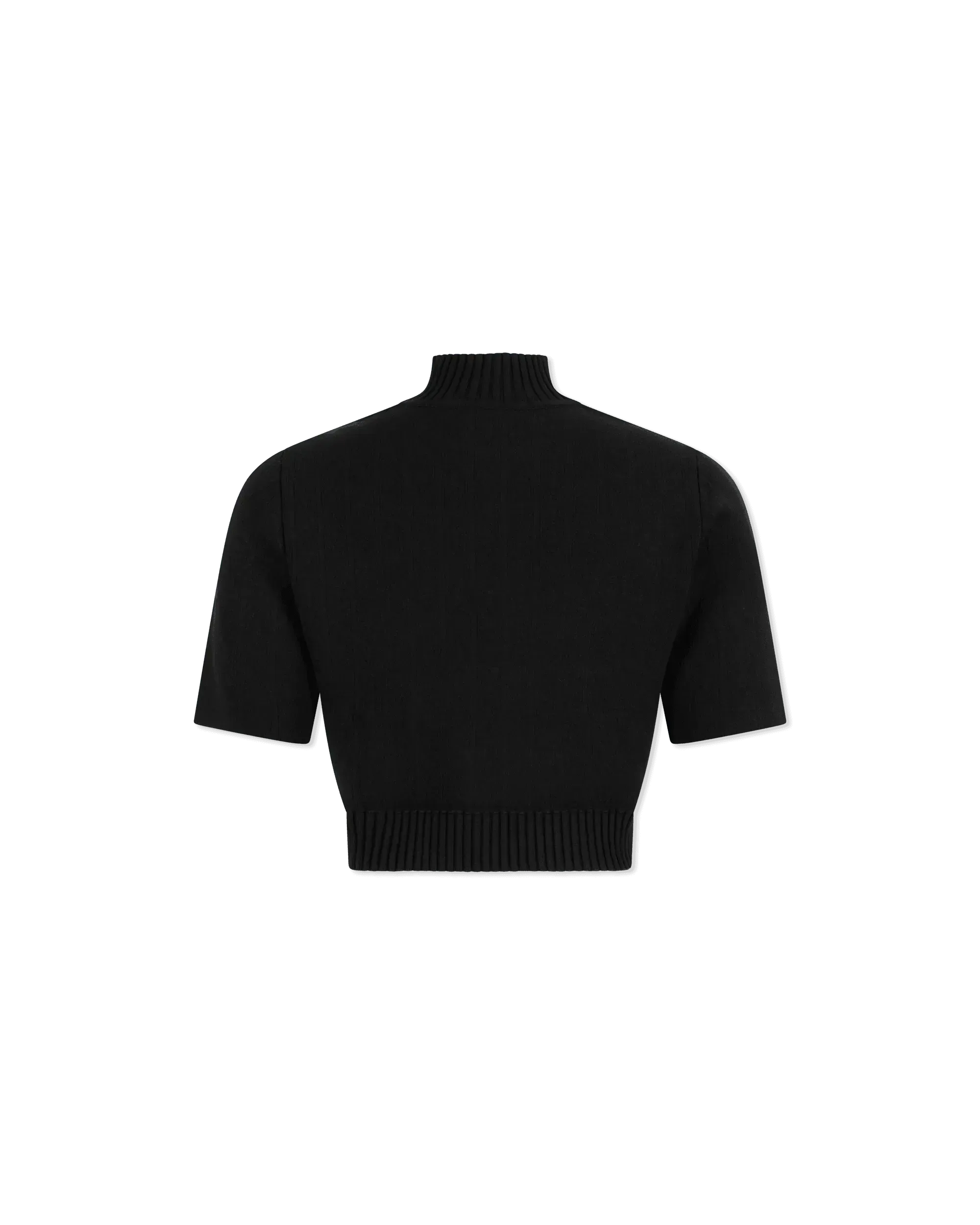 Caia Mock Neck Stretch Viscose Knit Top