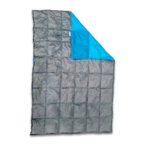 Caliloha Pncho 80" x 55" Reversible/Packable Down Blanket