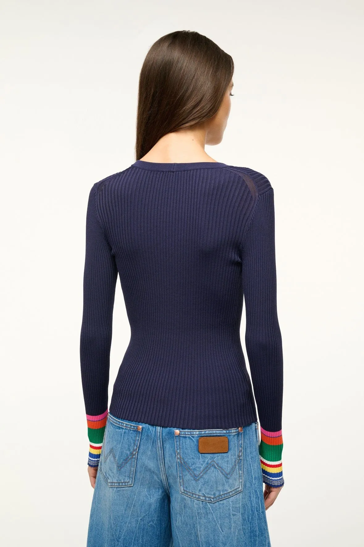 CARGO SWEATER | NAVY MULTI