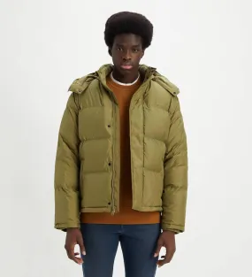 Casaco Heavyweight Lined Jacket LAUREL SHORT PUFFER MARTINI OLIVE LEVI'S