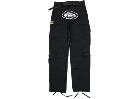 Corteiz Alcatraz Cargo Pants 'Black White'