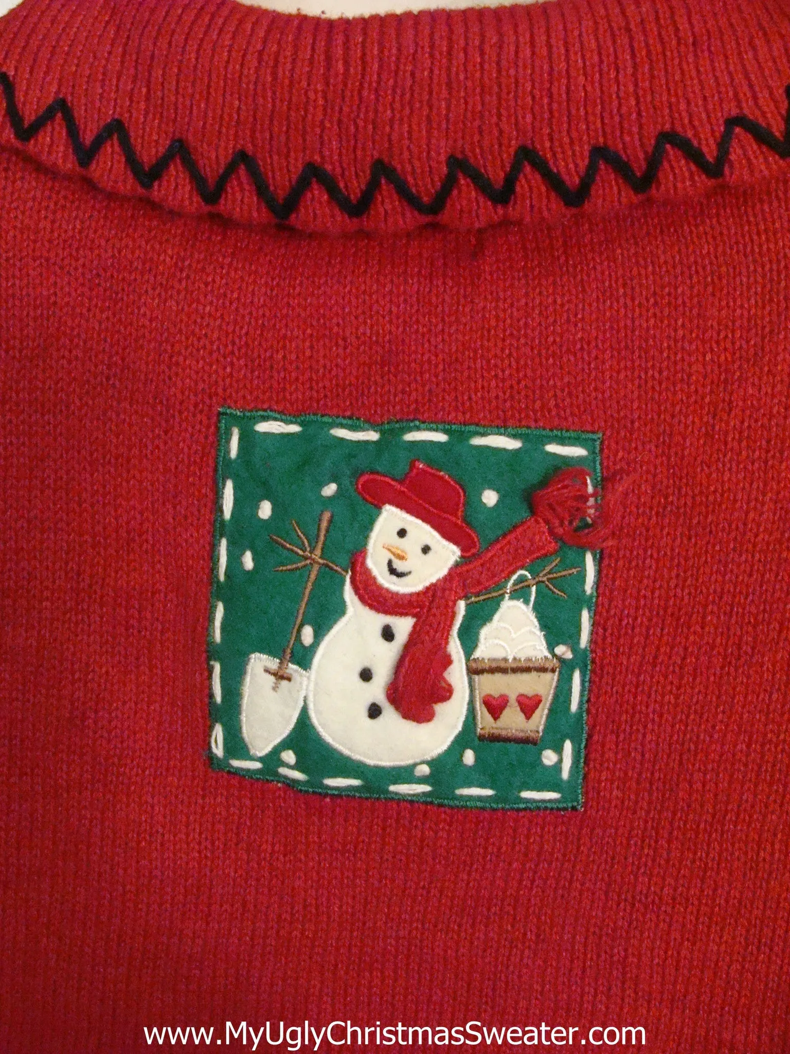 Crafty Patchwork Mess Ugly Christmas Sweater Vest
