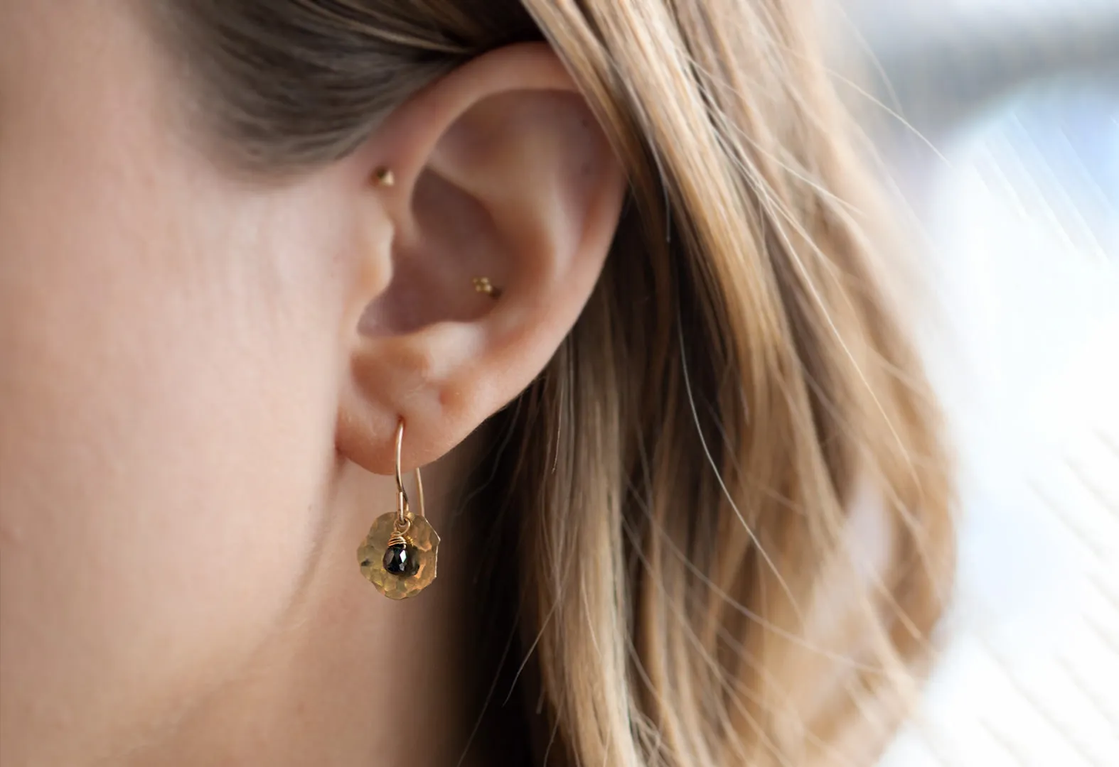 Diamond Petal Earrings