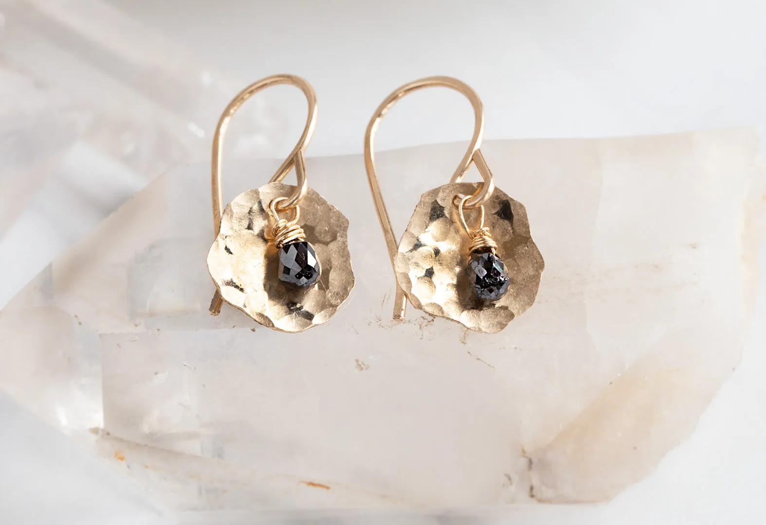 Diamond Petal Earrings