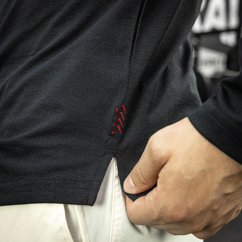 Diamond Tech Long Sleeve - Black/White