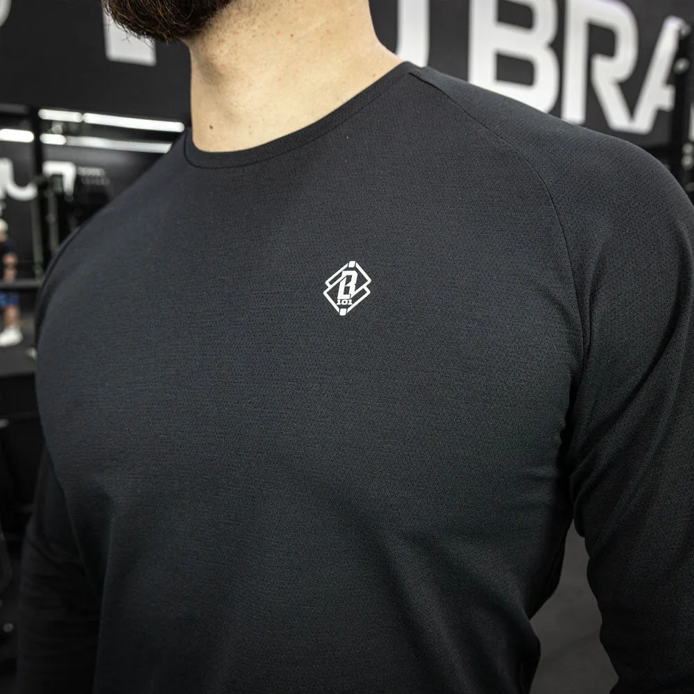 Diamond Tech Long Sleeve - Black/White