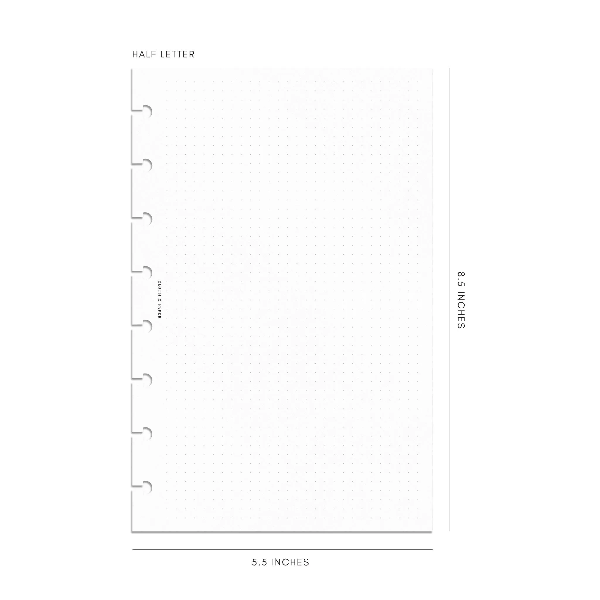 Dot Grid Planner Inserts