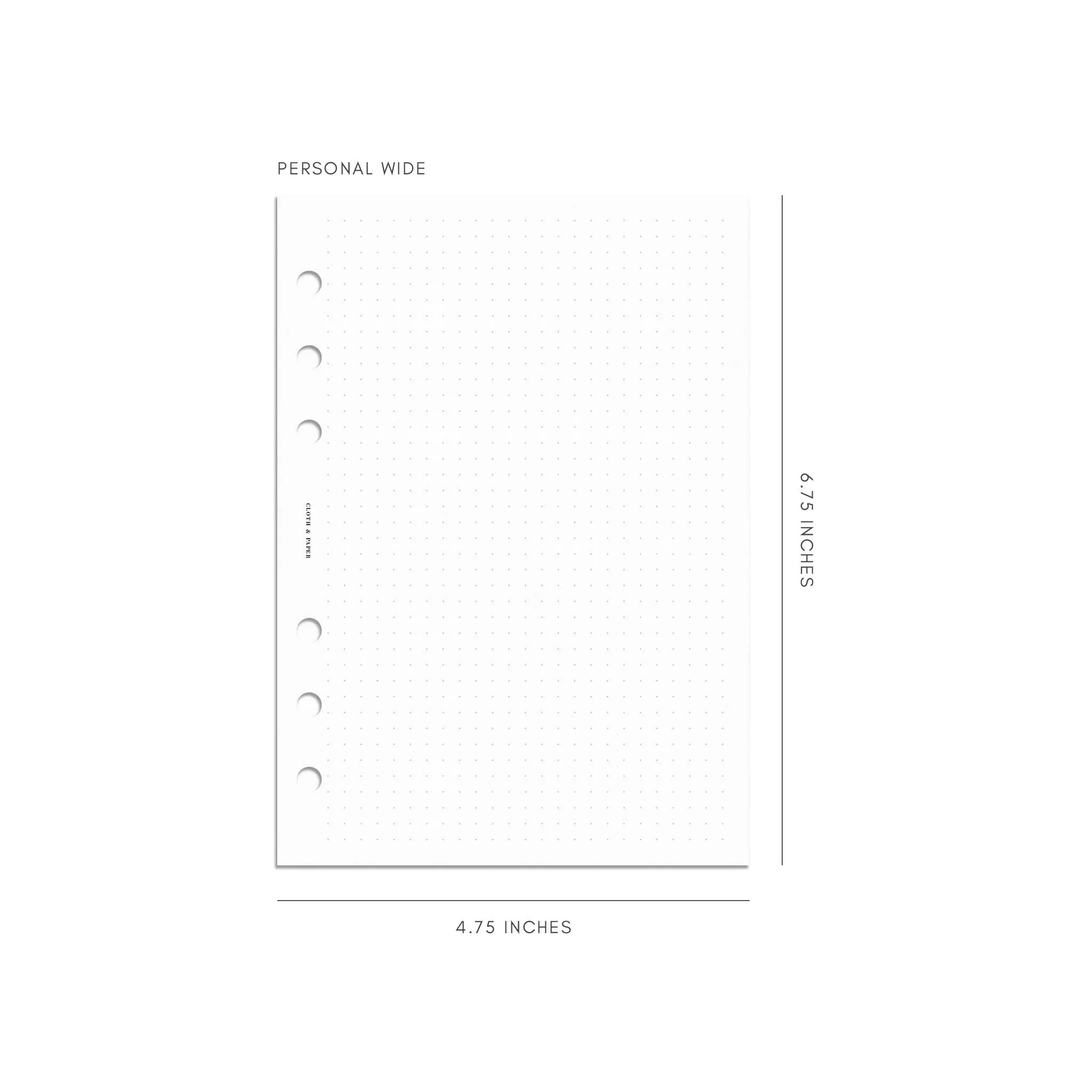 Dot Grid Planner Inserts