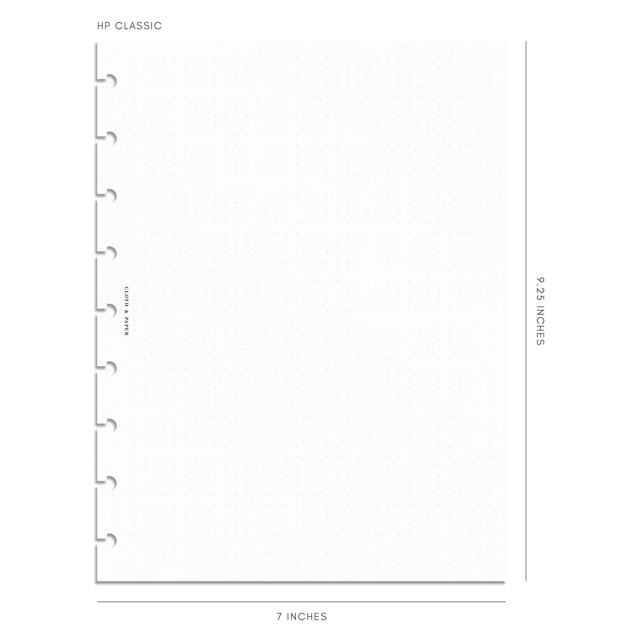 Dot Grid Planner Inserts