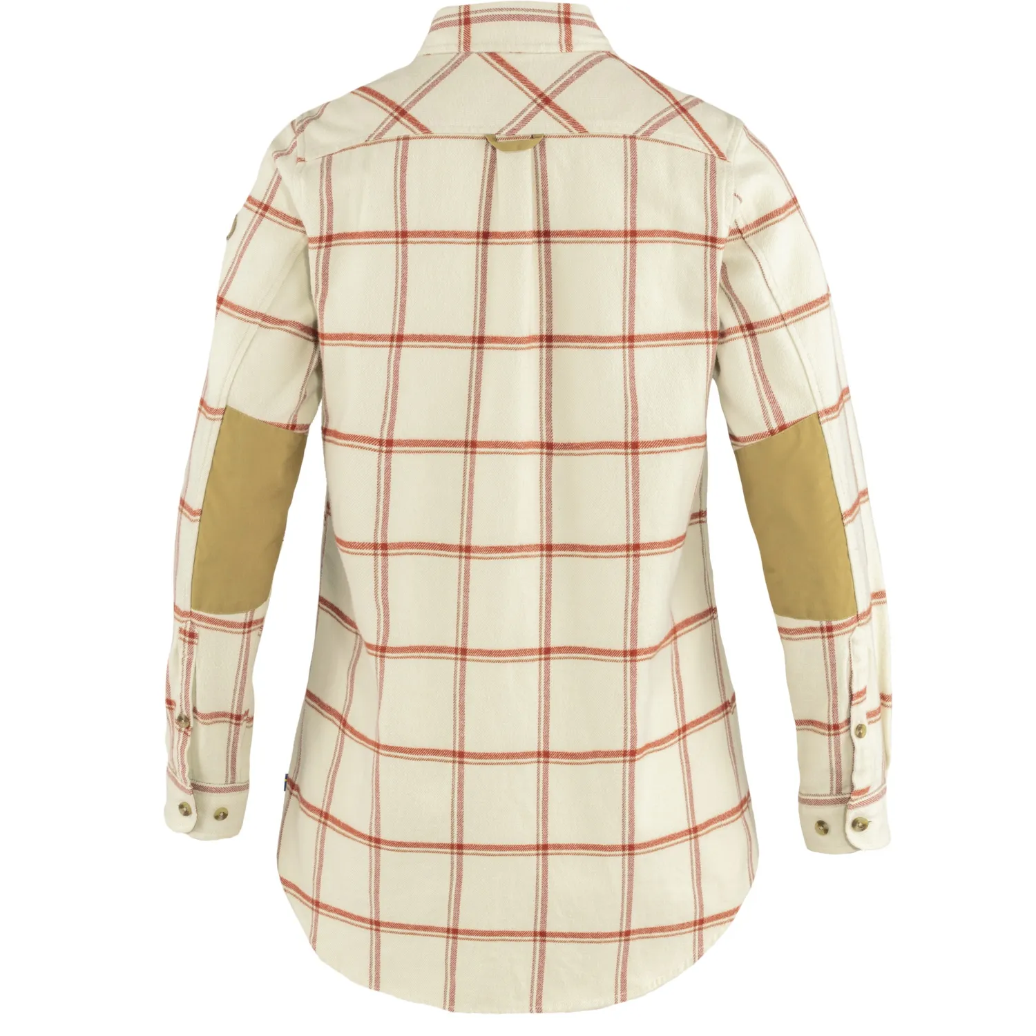 Fjällräven Women&#x27;s Övik Twill Shirt Long Sleeve Chalk White-Cabin Red | Buy Fjällräven Women&#x27;s Övik Twill Shirt Long Sleeve Chalk White-Cabin Red here | Outnorth