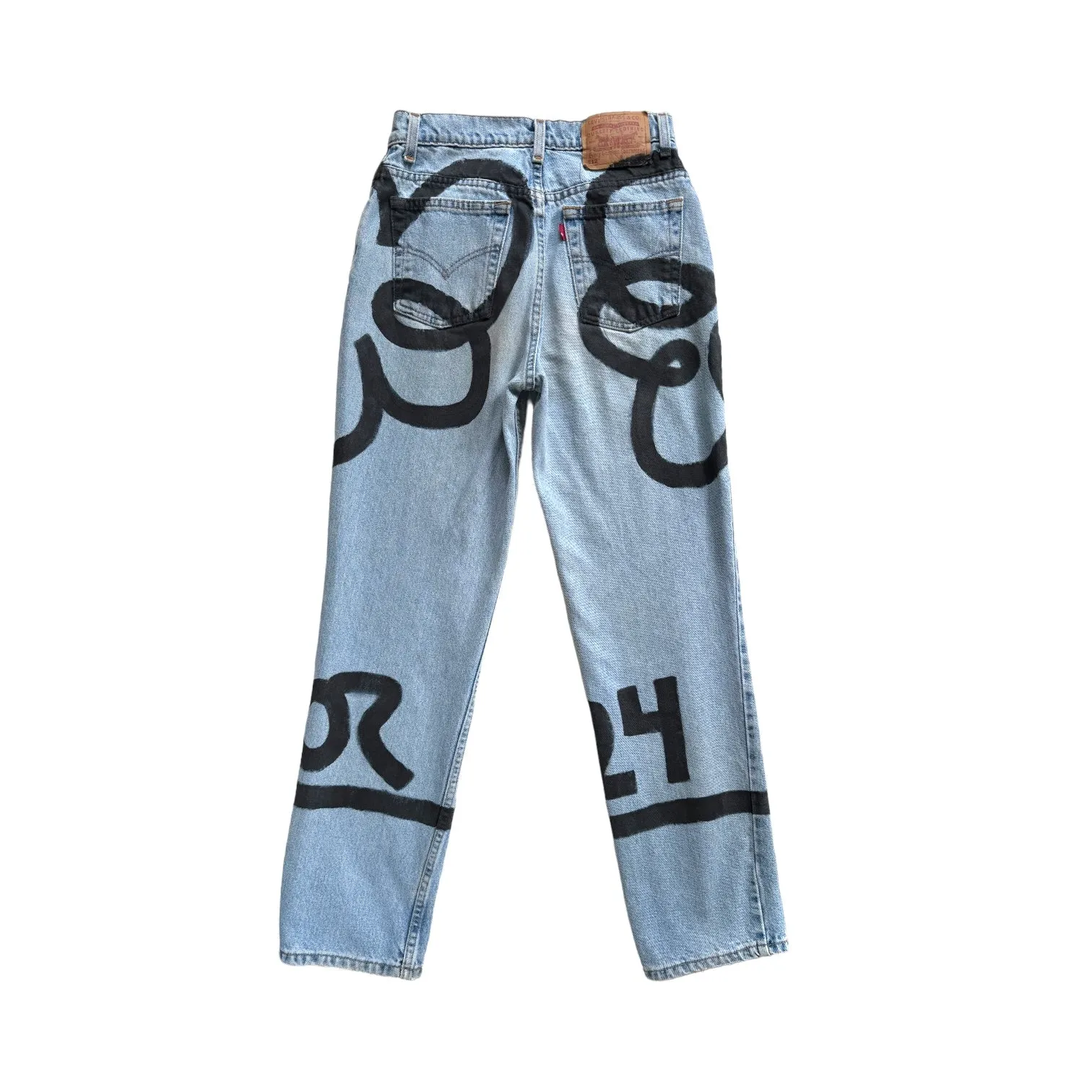 FLORAL painted pants