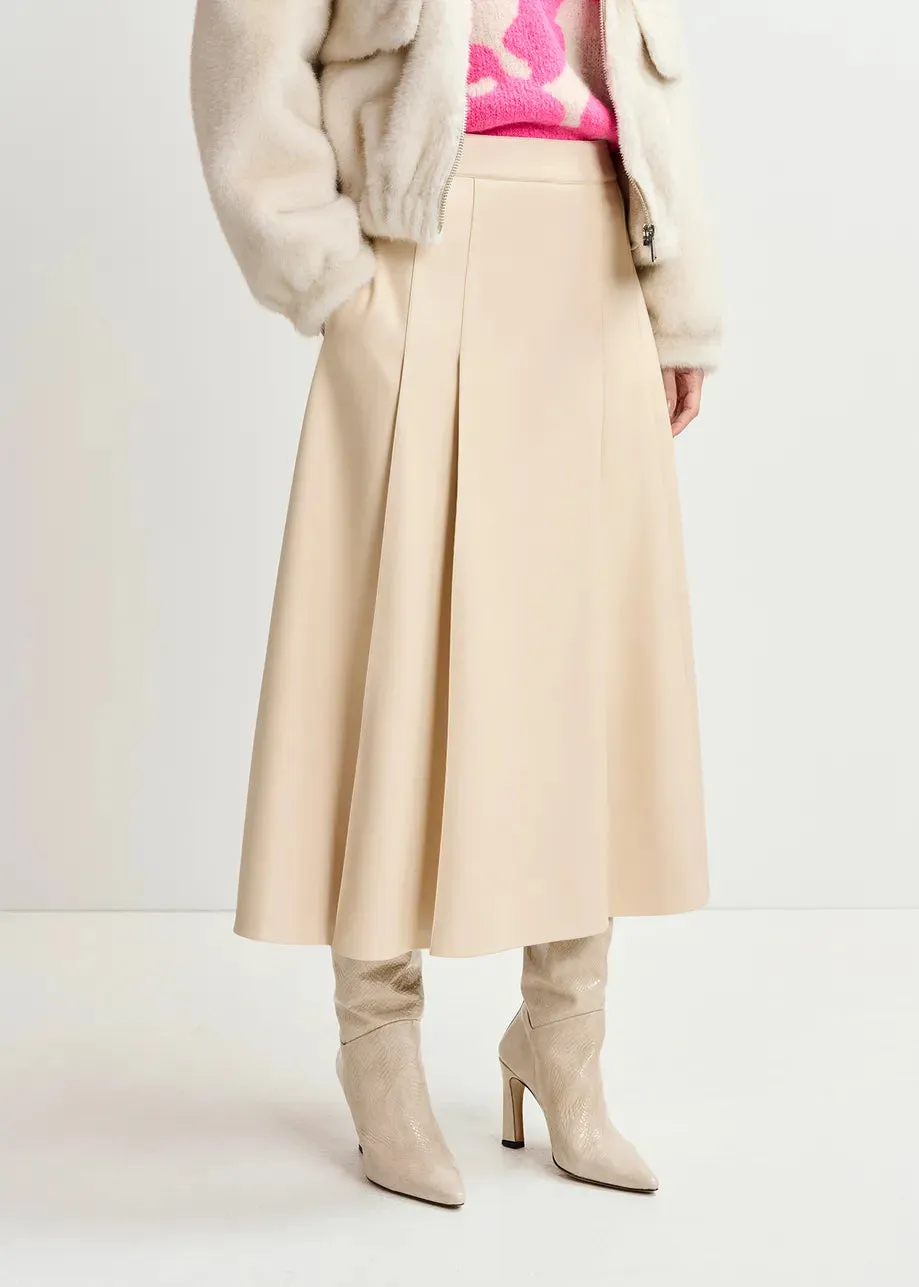 Geeuw Faux Leather Skirt