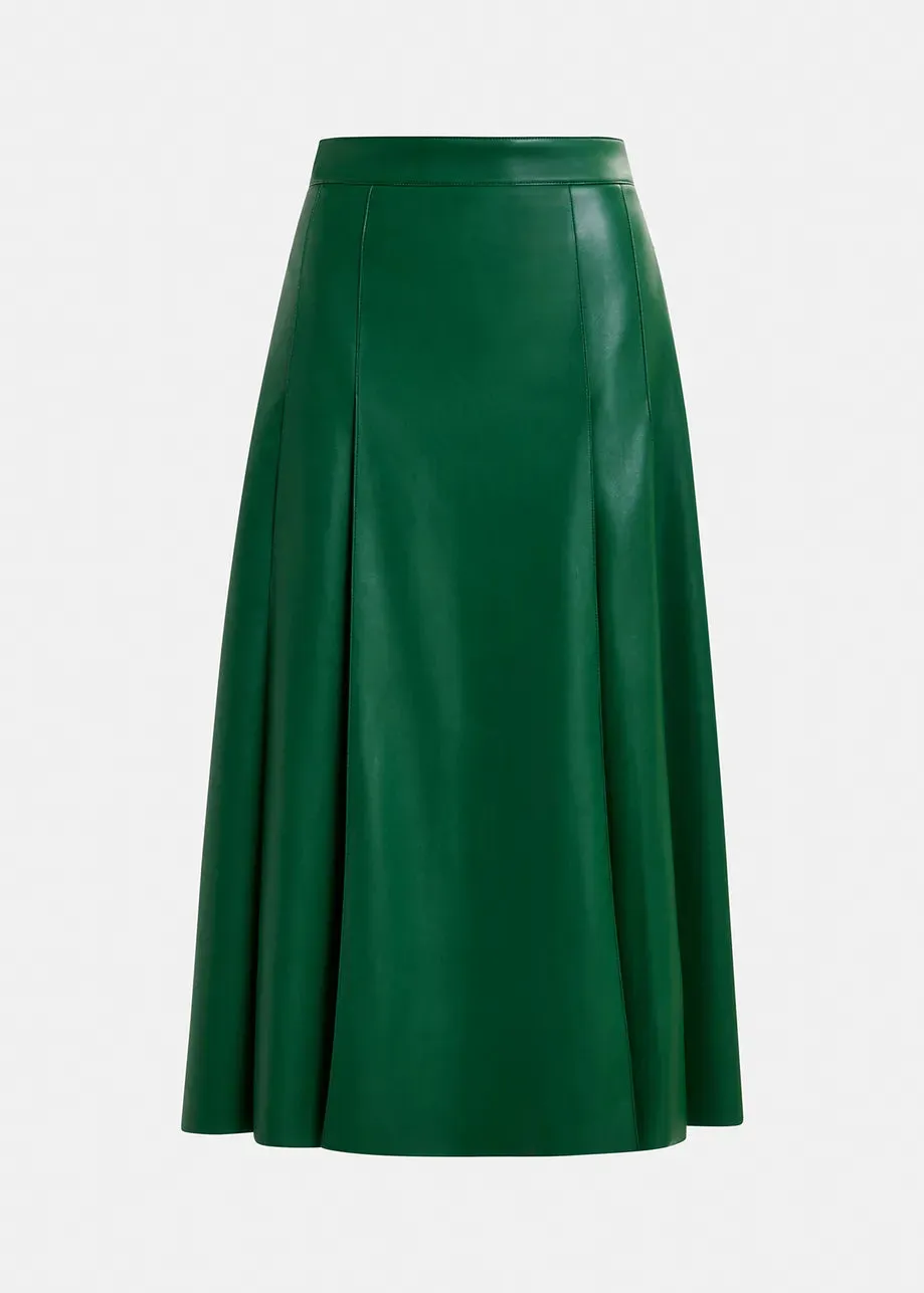 Geeuw Faux Leather Skirt