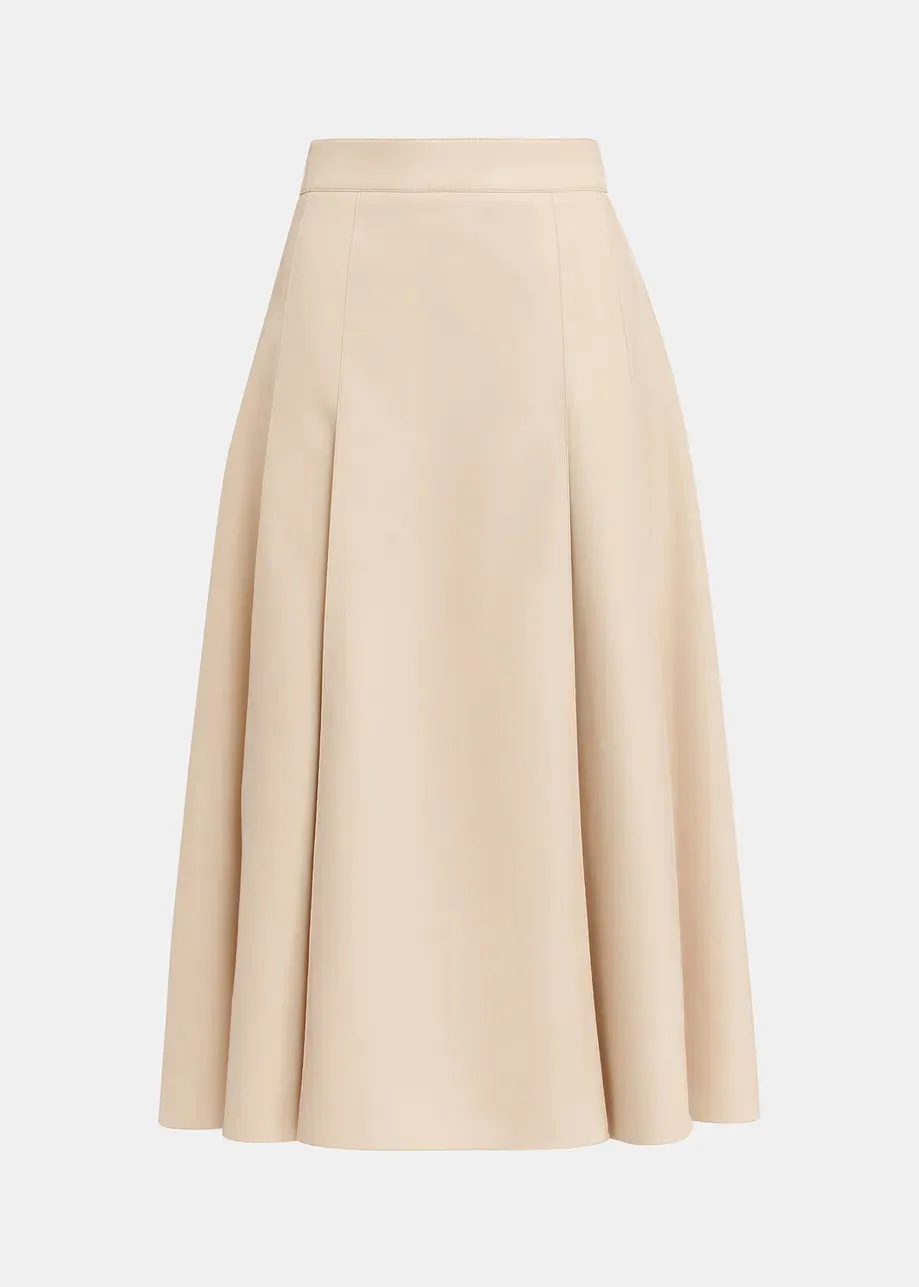 Geeuw Faux Leather Skirt