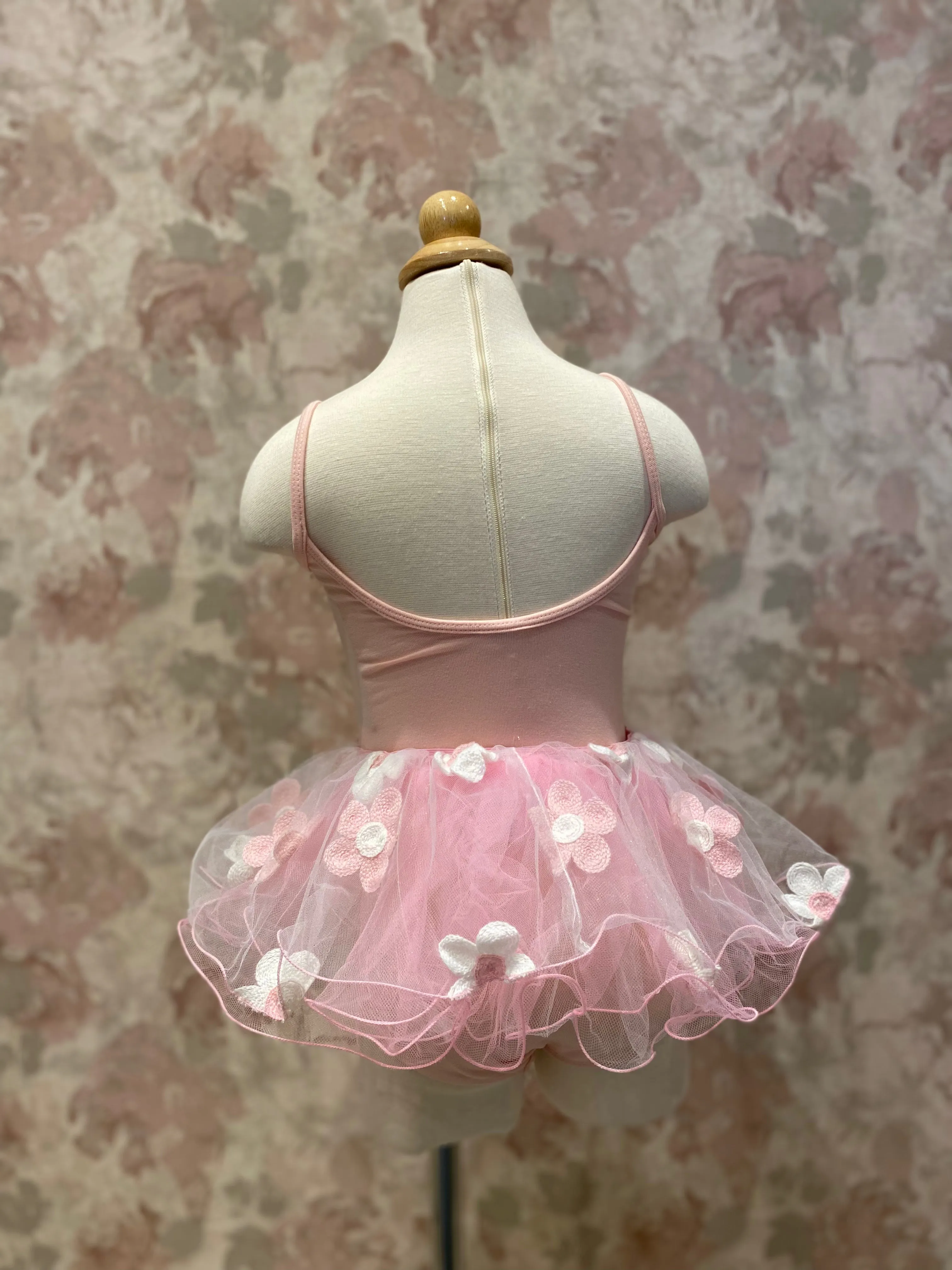 Girls Stitched Flower Tutu