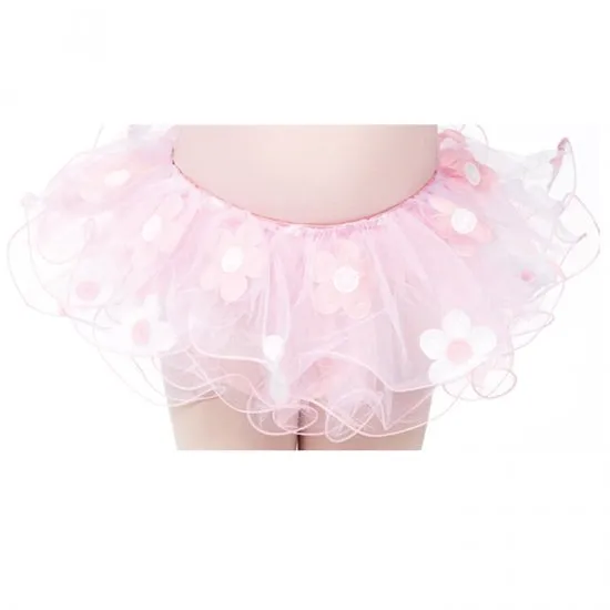 Girls Stitched Flower Tutu