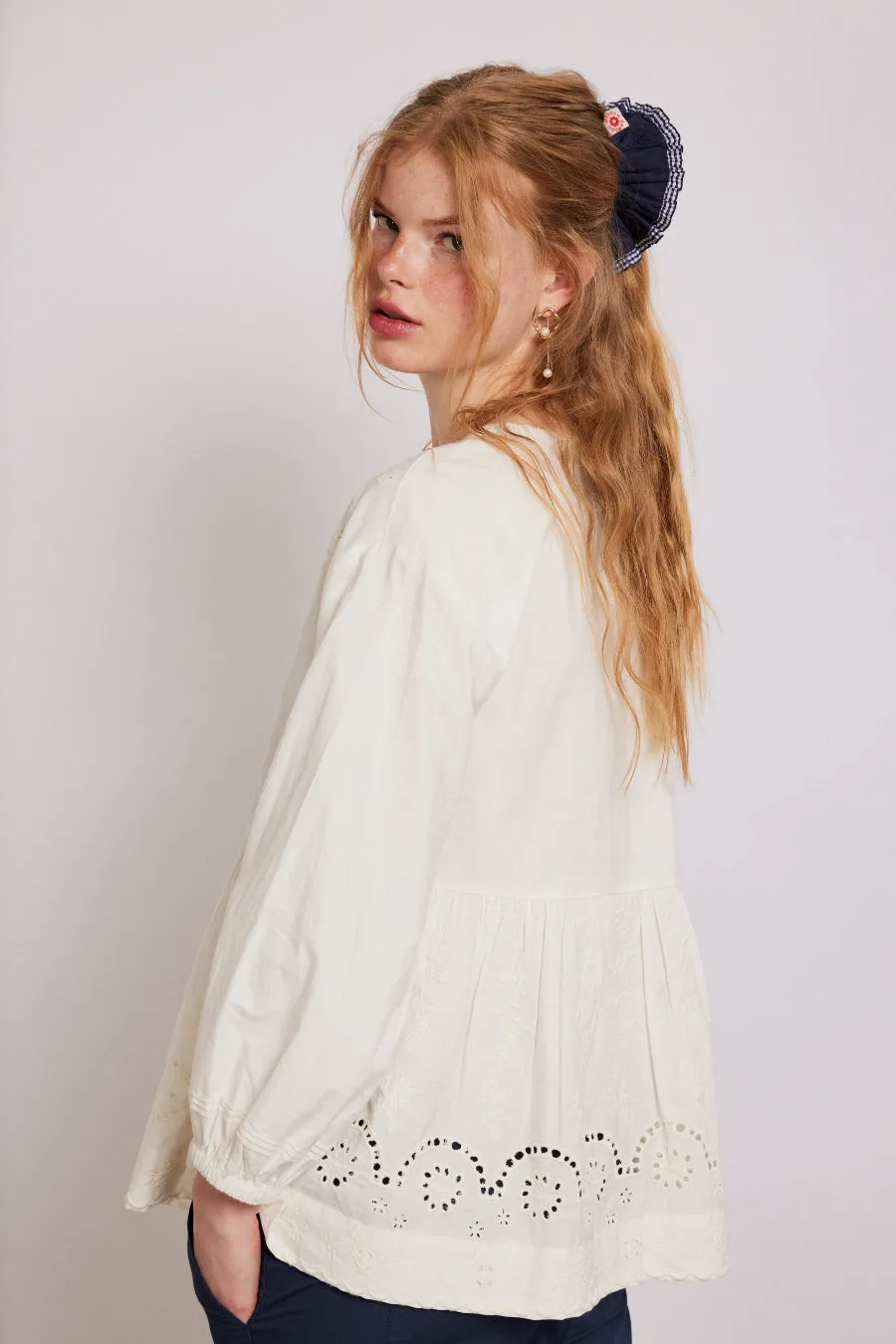 gretchen blouse - white