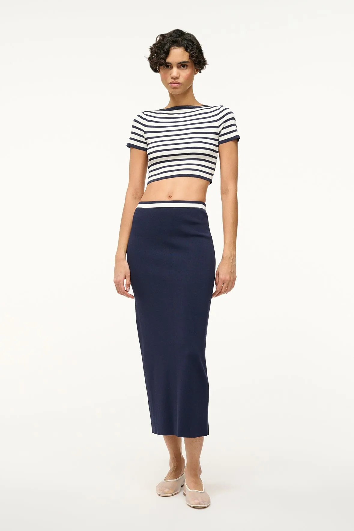 GUARD TOP | NAVY WHITE