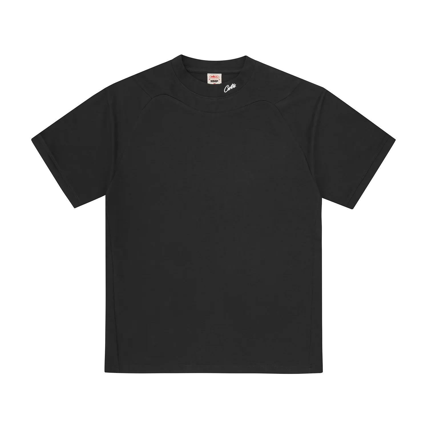 HMP PANEL MOCK TEE [BLACK]