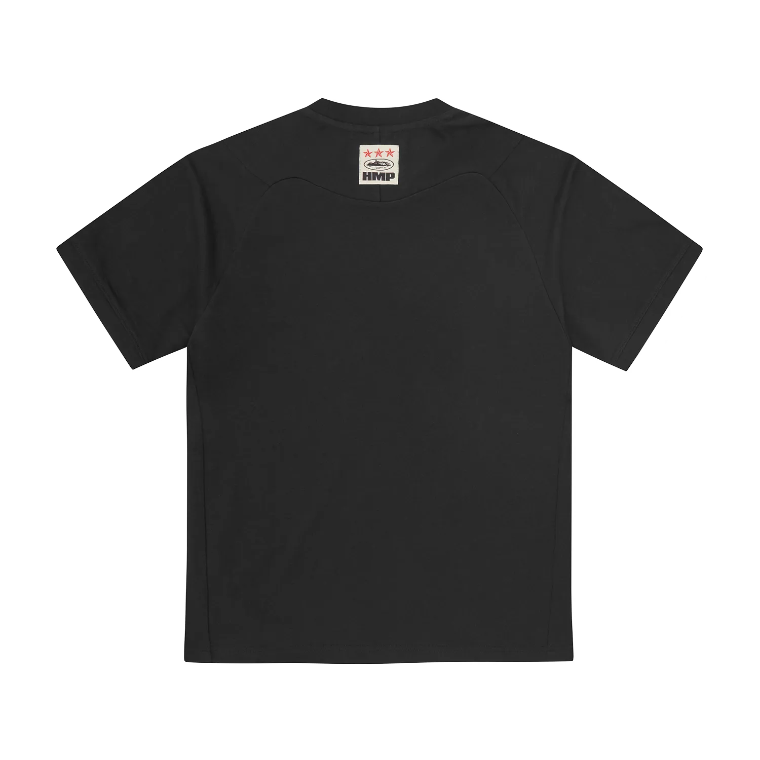 HMP PANEL MOCK TEE [BLACK]