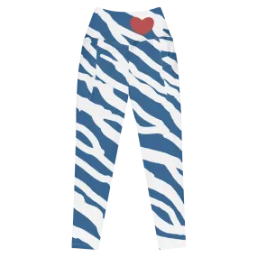 I Love you Greece Zebra Leggings with pockets
