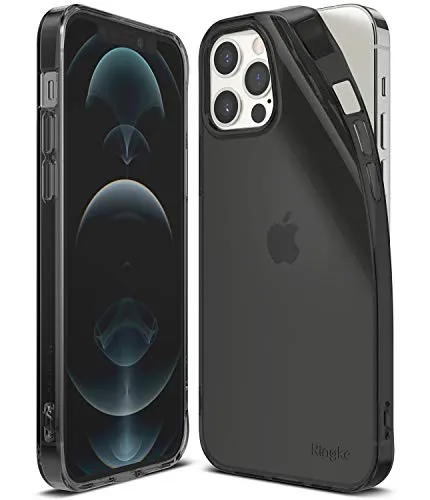 iPhone 12 / 12 Pro Back Cover Case | Air - Smoke Black