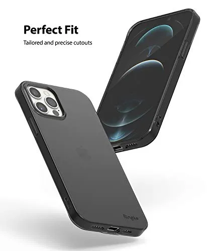 iPhone 12 / 12 Pro Back Cover Case | Air - Smoke Black