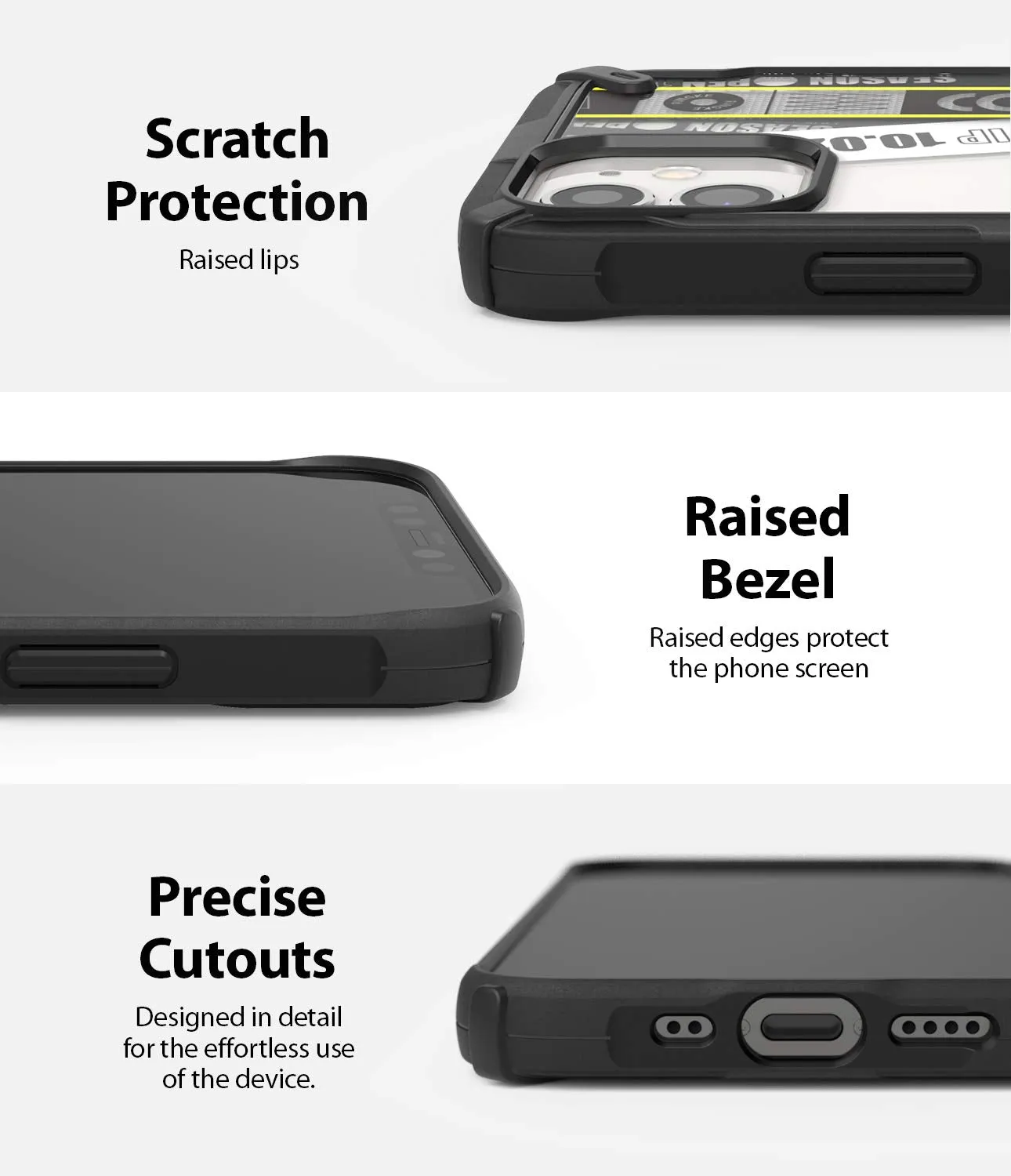 iPhone 12 Mini Back Cover Case | Fusion X Design - Ticket Band