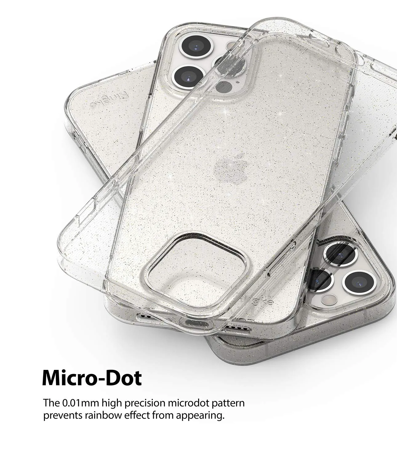 iPhone 12 Pro Max Back Cover Case | Air - Glitter Clear