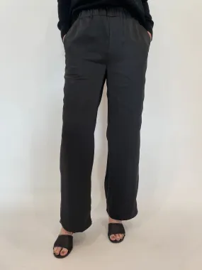Jesse Satin Pants - Black