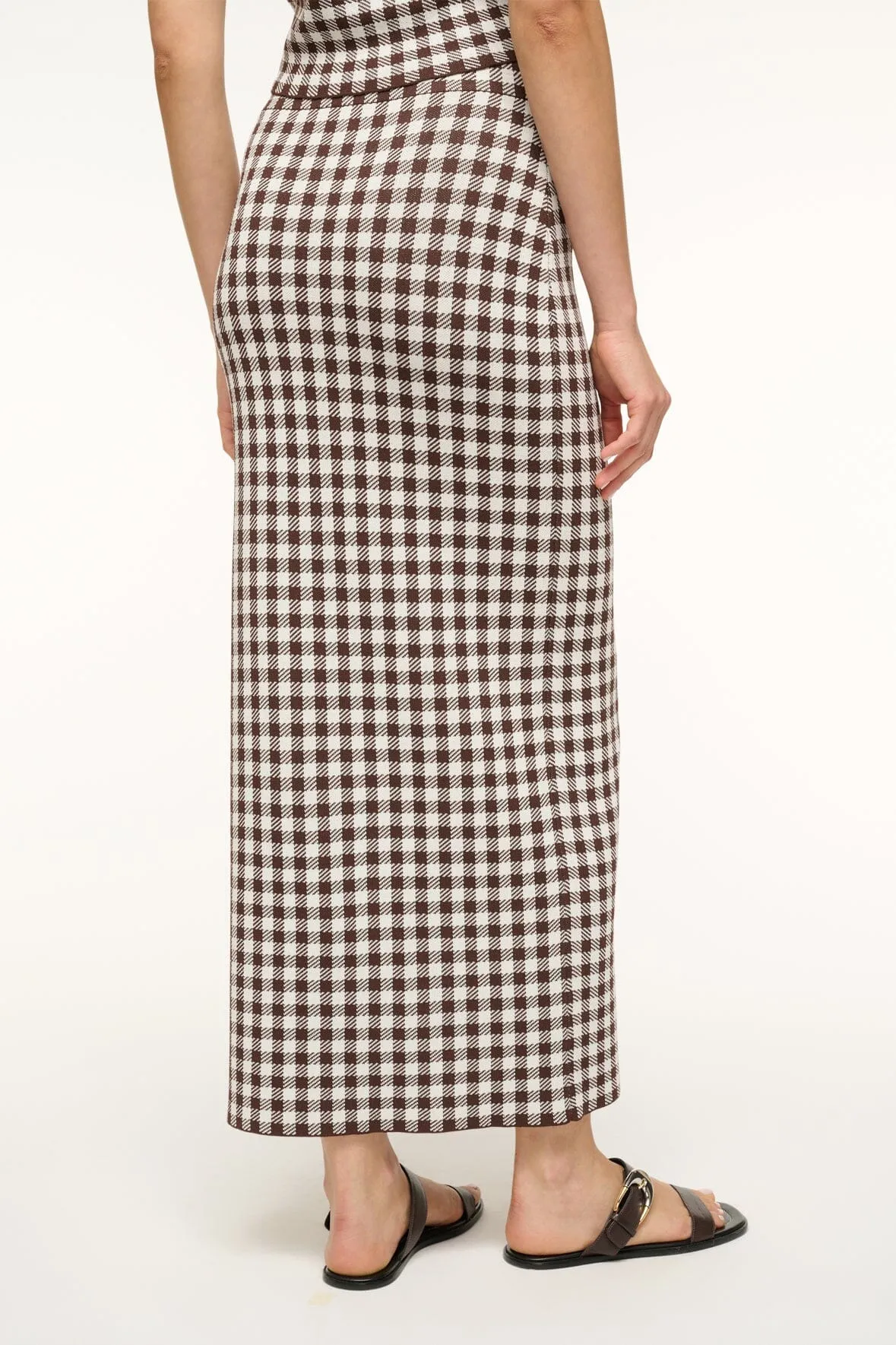 KARINA SKIRT | DARK CHOCOLATE GINGHAM