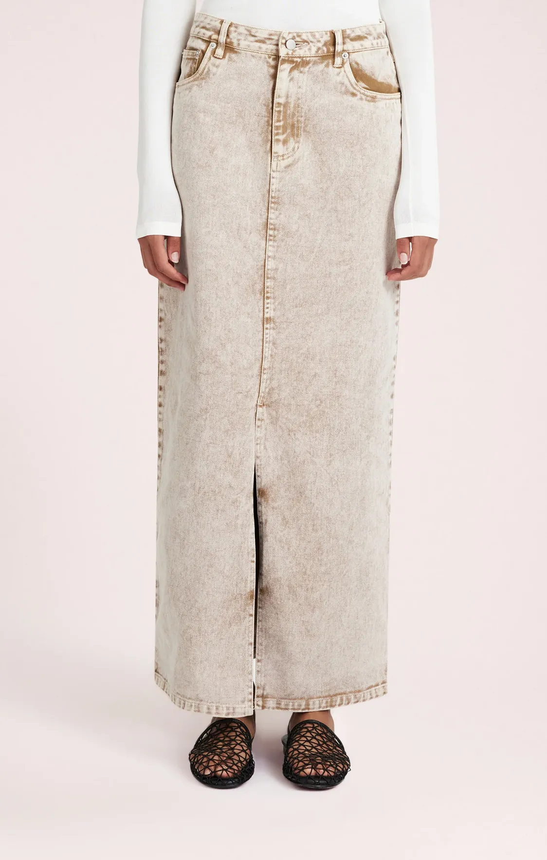 KOLLINS SKIRT | SEPIA