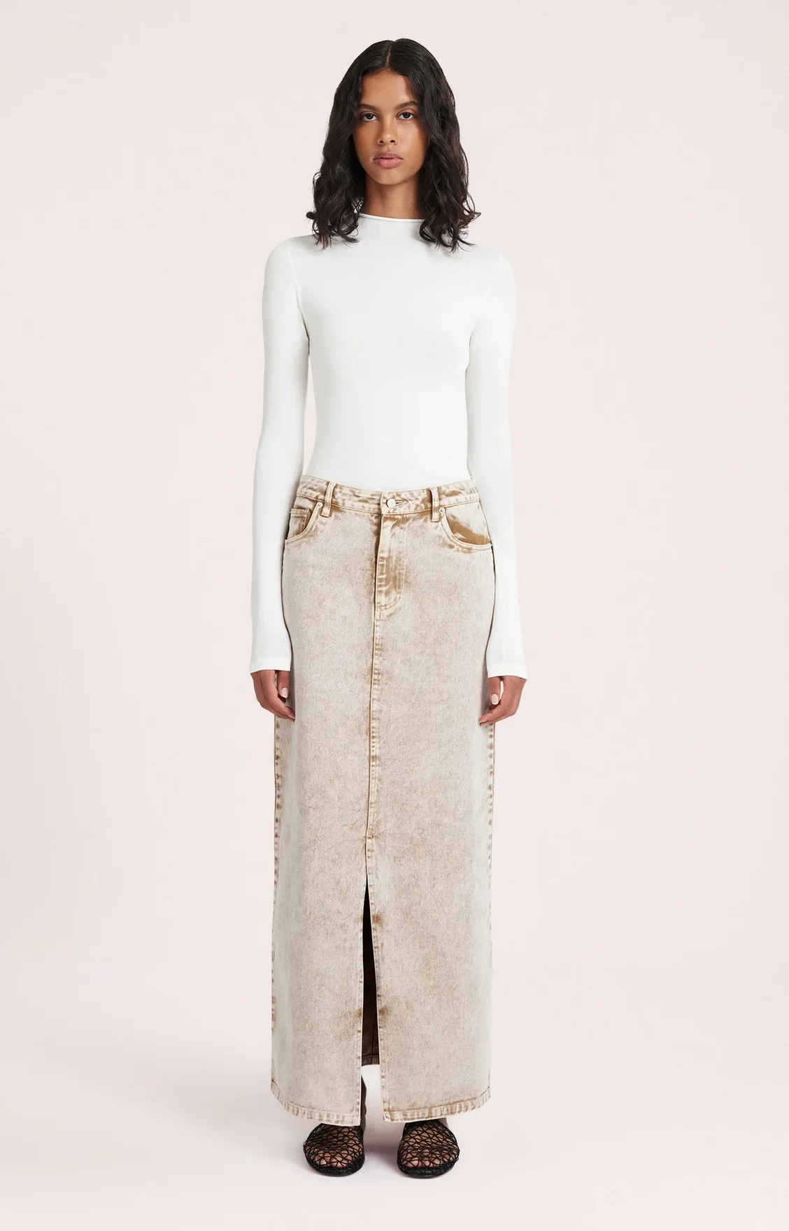 KOLLINS SKIRT | SEPIA