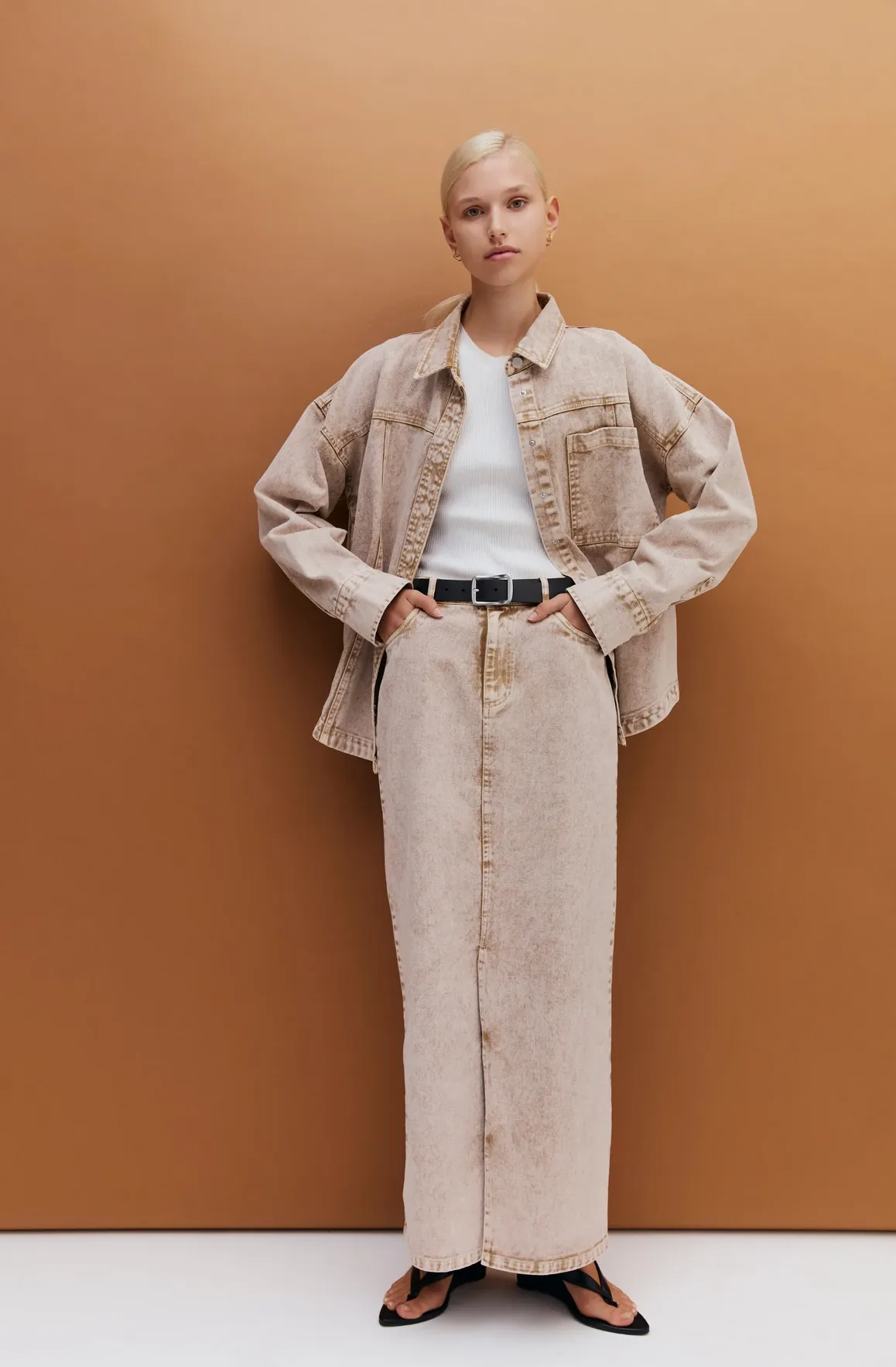KOLLINS SKIRT | SEPIA
