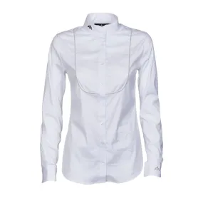 LONG SLEEVED RIDING SHIRT WITH PLASTRON GRACE BY MAKEBE Women White