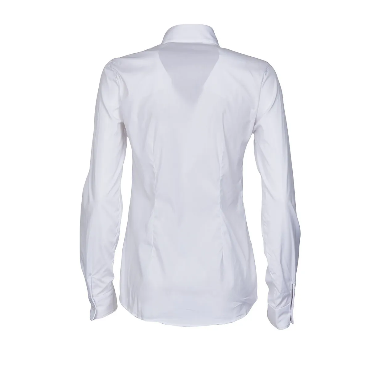 LONG SLEEVED RIDING SHIRT WITH PLASTRON GRACE BY MAKEBE Women White
