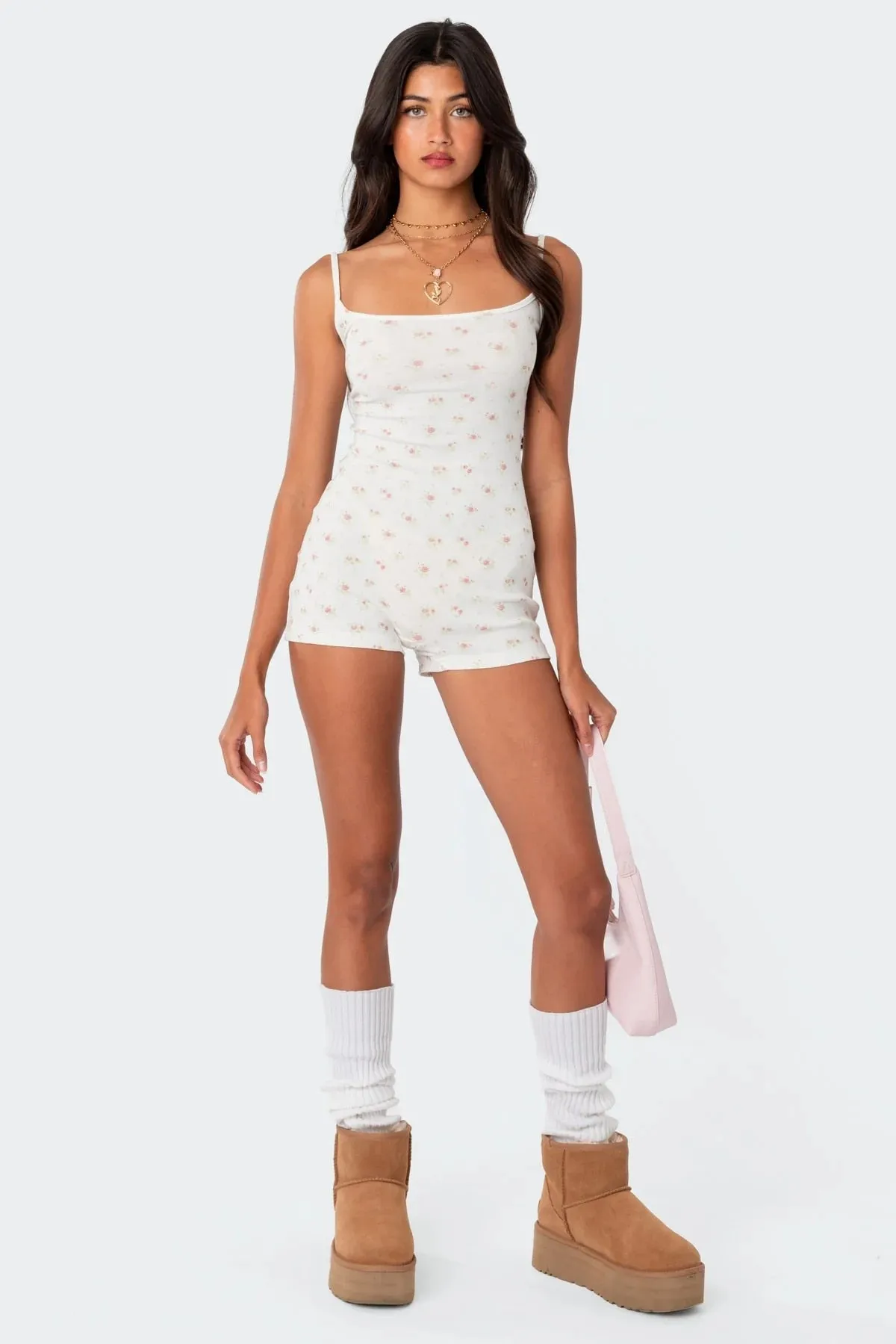 Marbel Floral Playsuit