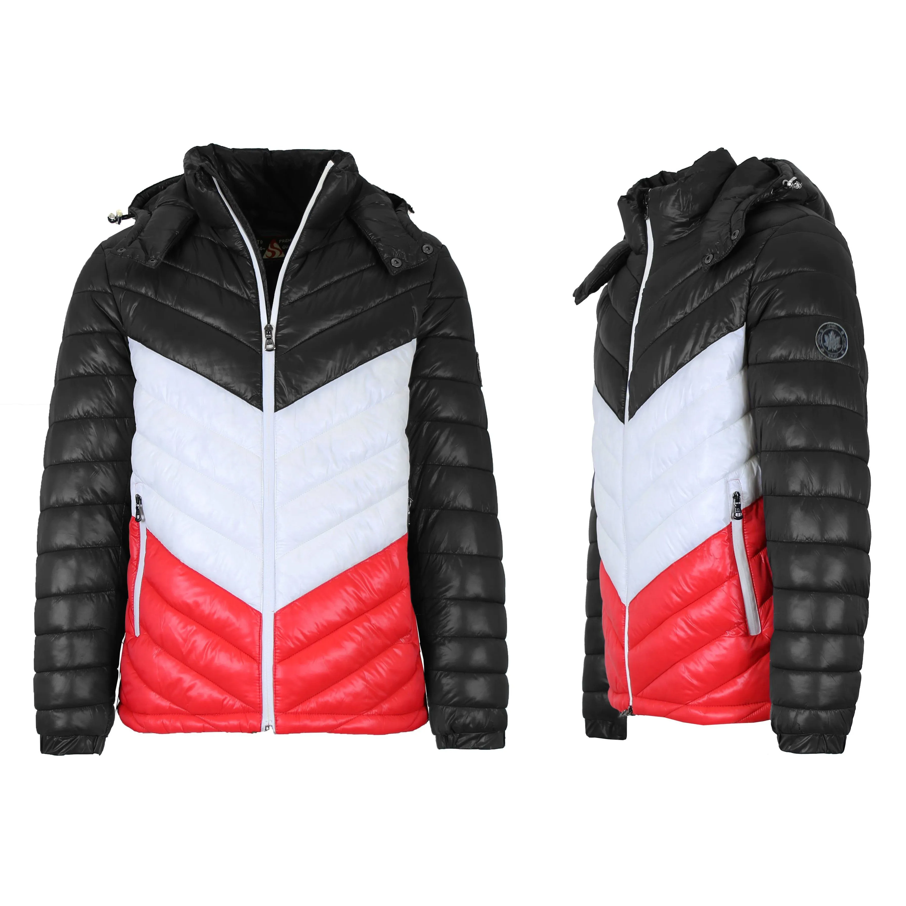 Men's Heavyweight Hooded Puffer Bubble Jacket