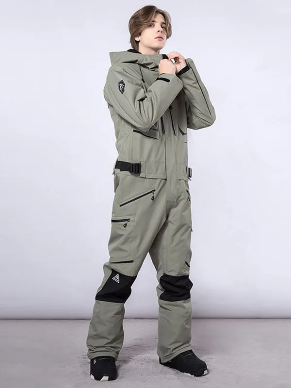 Men's RAWRWAR  High Land Cargo One Piece Snowsuit