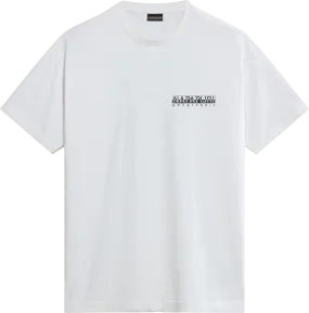 Napapijri Unisex Martre Short Sleeve T-Shirt White Whisper | Buy Napapijri Unisex Martre Short Sleeve T-Shirt White Whisper here | Outnorth